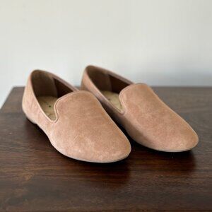 Birdies The Starling Classic Latte Suede Flats Loafers Women's Size 7